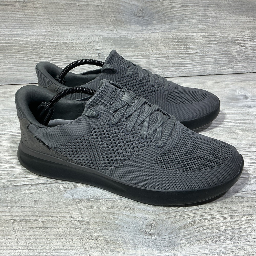 Kizik Lima Hands Free Graphite Gray Black Mens Size 11 Athletic Sneakers Shoes
